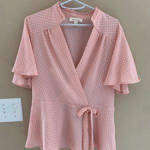 Cute Flutter Sleeve Blouse